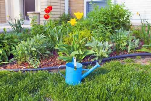 Landscaping invoice payment handled through secure methods
